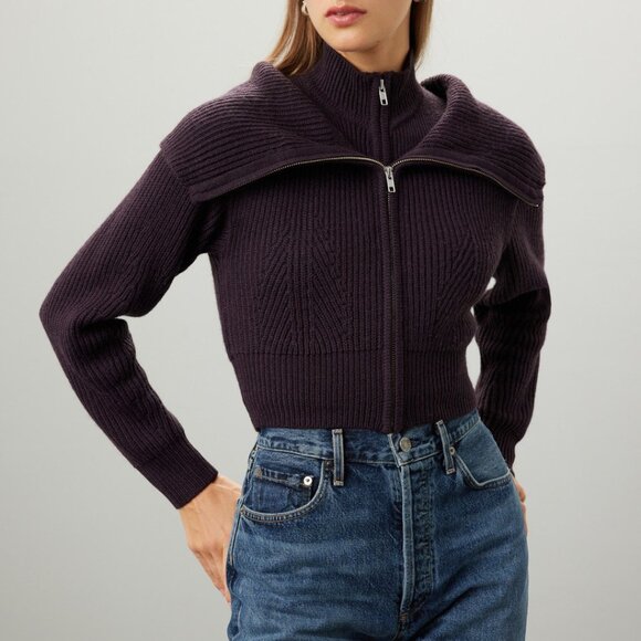Zip Up Layered Sweater - Picture 3 of 5